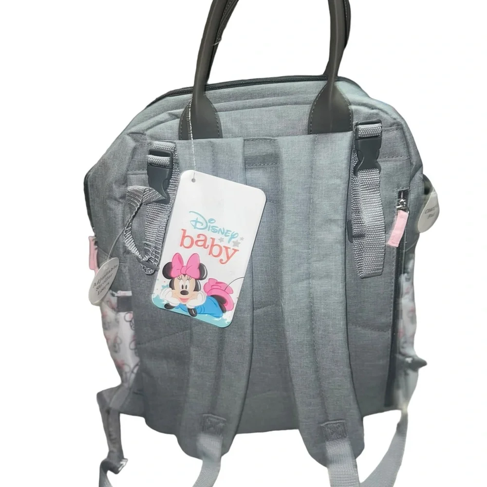 ✅Disney Baby Diaper Bag, Minnie Mouse Double Handle Backpack